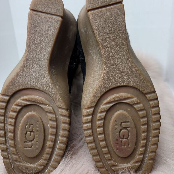 UGG Felicity Sherling Cuff Wedge Boot Womens Size 7 - Picture 7 of 9